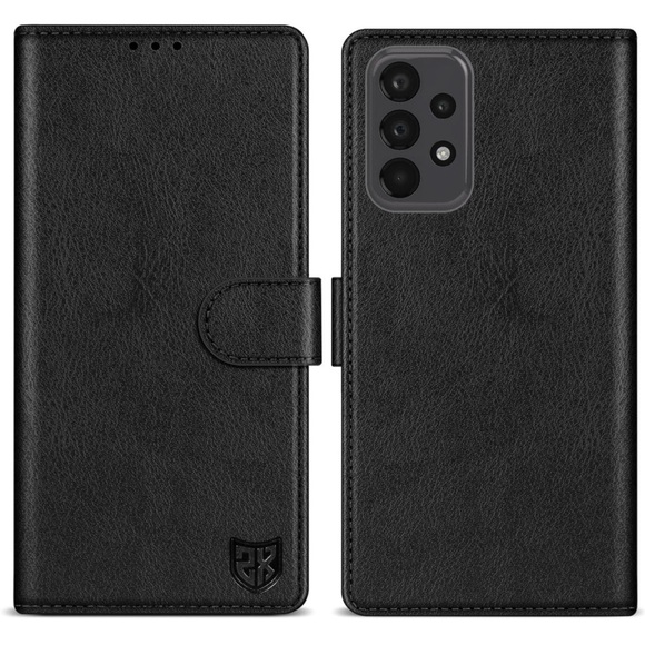 ZZXX FOR SAMSUNG GALAXY LEATHER CASE WALLET A23 5G /4G SIZE 6.6 NEW BLACK